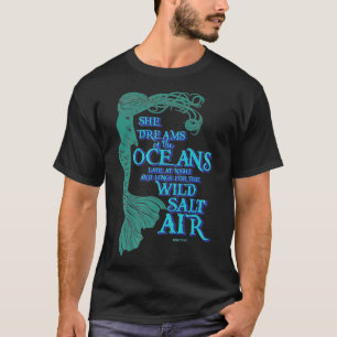 Camiseta Empleada de sirvienta que sueña con el océano en N