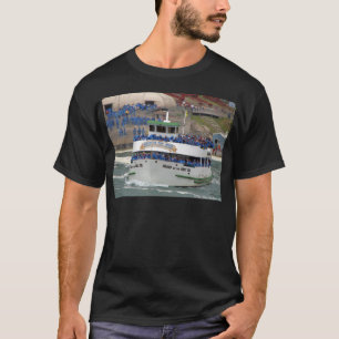 Camiseta Empleada del barco húmedo - Cataratas del Niágar