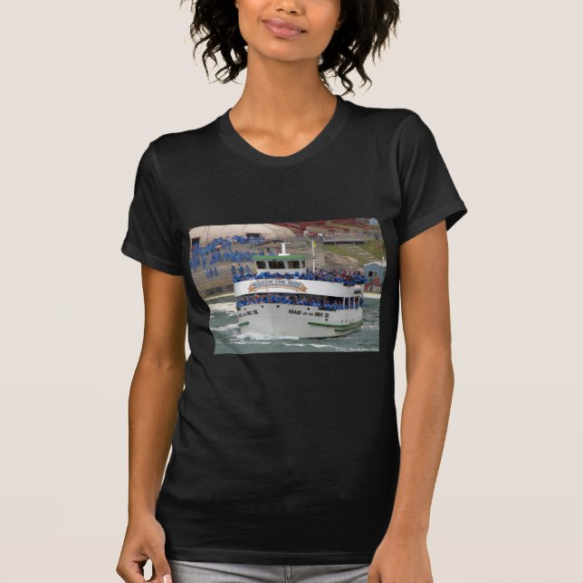 Camiseta Empleada del barco húmedo - Cataratas del Niágara (Anverso)