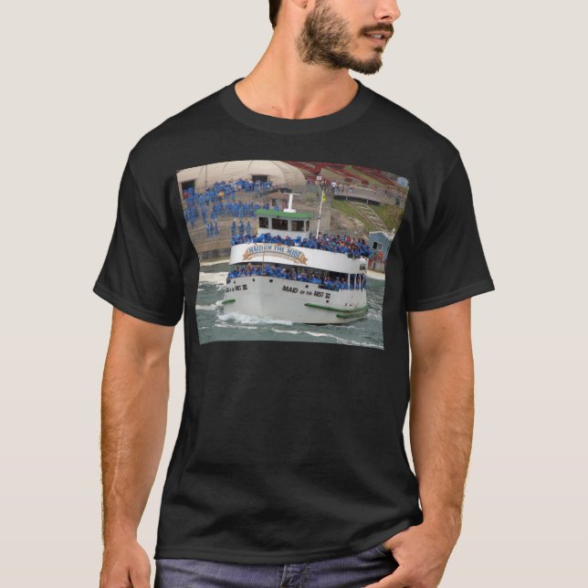 Camiseta Empleada del barco húmedo - Cataratas del Niágara (Anverso)