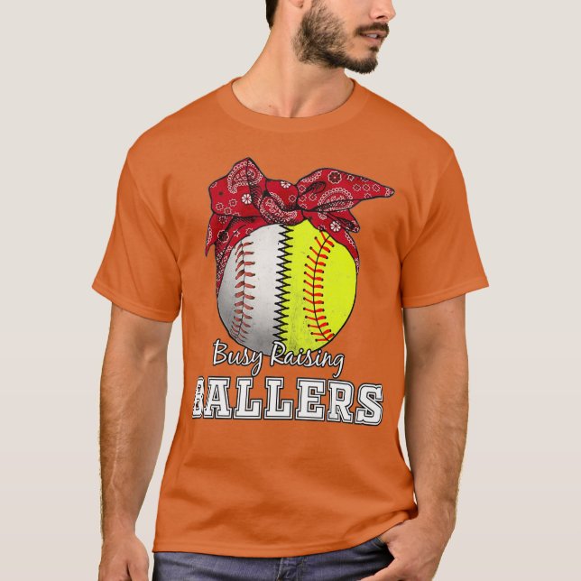 Camiseta Empleado aumentando balancines Softball Baseball T (Anverso)
