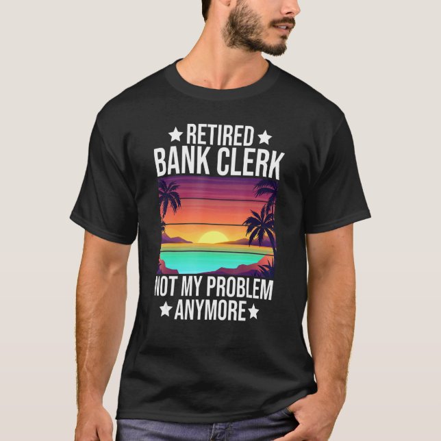 Camiseta Empleado Bancario Retirado Trabajé Toda Mi Vida Po (Anverso)