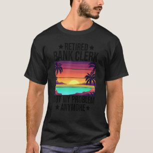 Camiseta Empleado Bancario Retirado Trabajé Toda Mi Vida Po