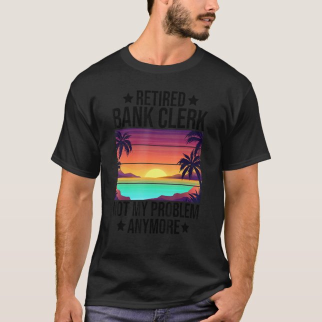 Camiseta Empleado Bancario Retirado Trabajé Toda Mi Vida Po (Anverso)
