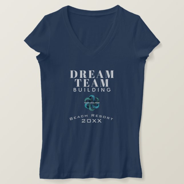 Camiseta Empleado con el logotipo de Dream Team Building Co (Anverso del diseño)