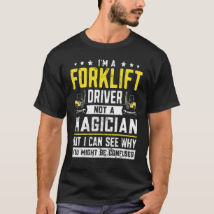 Camiseta Empleado de almacén Operador de elevación de horqu