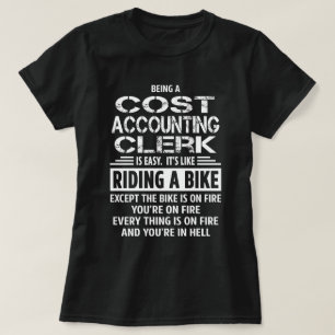 Camiseta Empleado de contabilidad de costos