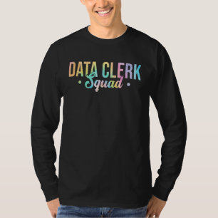 Camiseta Empleado de datos de tinta de cola de cálculo de e