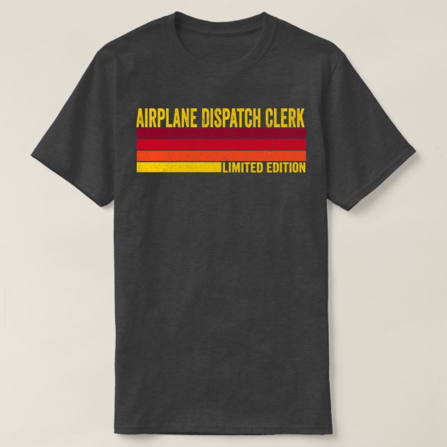 Camiseta Empleado De Despacho De Avión (Diseño del anverso)