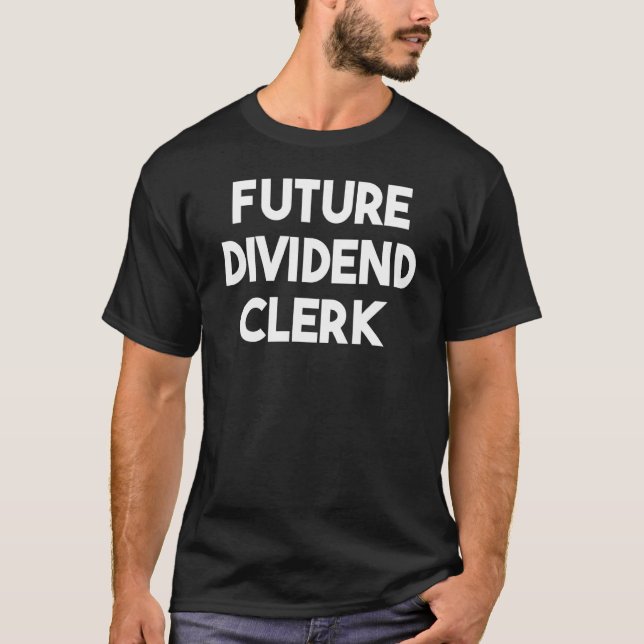 Camiseta Empleado de dividendos futuros (Anverso)