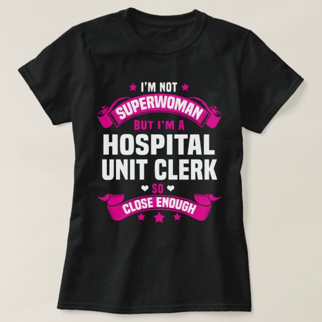 Camiseta Empleado de la unidad de hospital (Diseño del anverso)