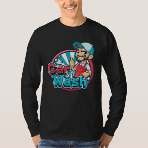 Camiseta Empleado de lavado de autos trabajador de lavado d