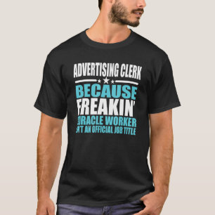Camiseta Empleado de publicidad para compañero de trabajo