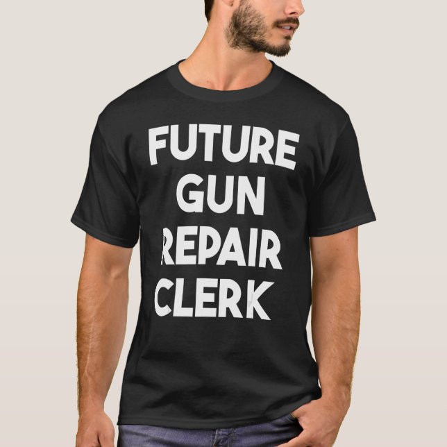 Camiseta Empleado de reparación de armas futuras (Anverso)