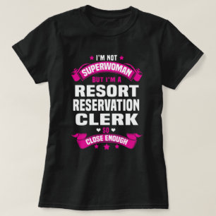 Camiseta Empleado de reservas de Resort