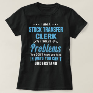 Camiseta Empleado de transferencia de valores