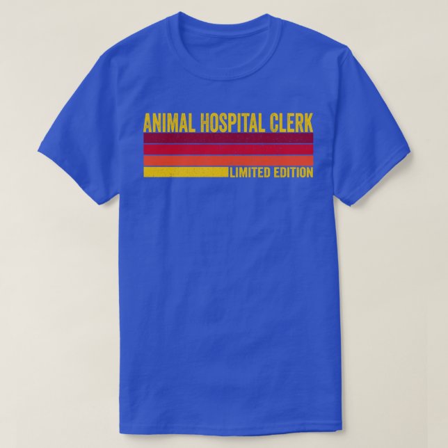 Camiseta Empleado de un hospital de animales (Diseño del anverso)