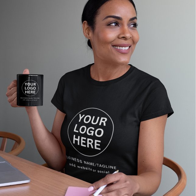 Camiseta Empleado de Unisex promocional Uniforme Negro (Subido por el creador)