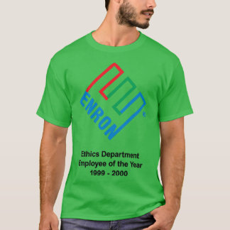 Camiseta Empleado Del Año Del Departamento De Ética De Enro
