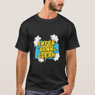Camiseta Empleado del Banco Retro Gráfica del Empleado del