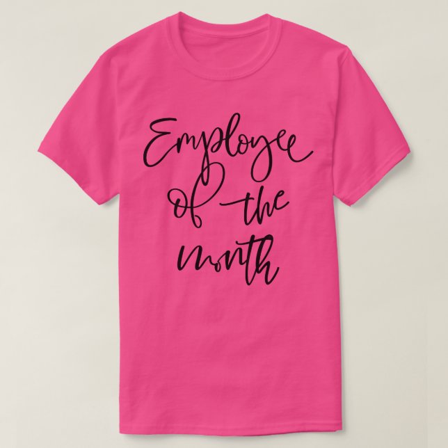 Camiseta Empleado del mes 9 (Diseño del anverso)