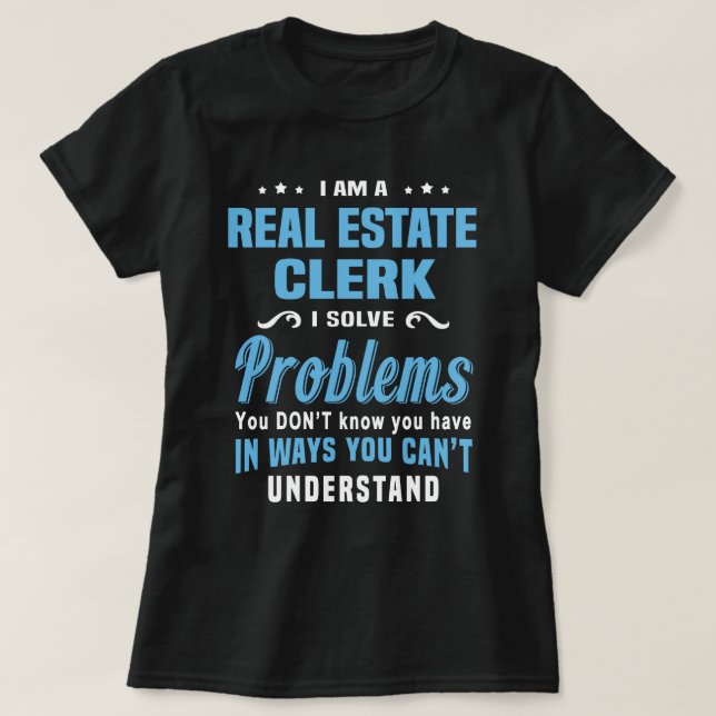 Camiseta Empleado inmobiliario (Diseño del anverso)