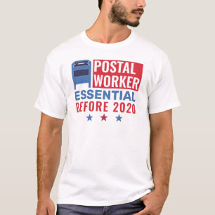 Camiseta Empleado postal esencial Patriótico 2020