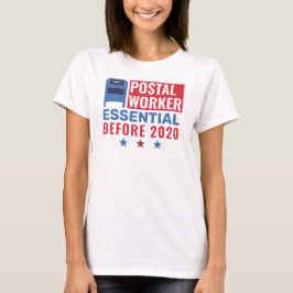 Camiseta Empleado postal esencial Patriótico 2020
