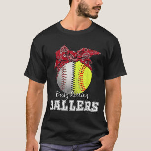 Camiseta Empleado Raising Ballers Softball béisbol mamá