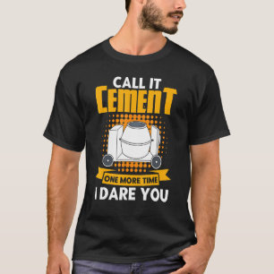 Camiseta Empleador De Concreto De Hombres Llama A Concienci