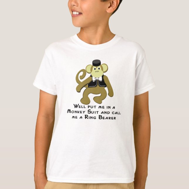 Camiseta Empleador de mono/ anillo (Anverso)