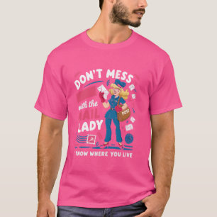 Camiseta Empleador Postal Mail Lady Post Oficial Carrier de