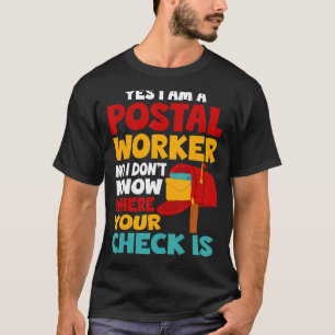 Camiseta Empleador Postal Mailman Mail Carrier Post Office