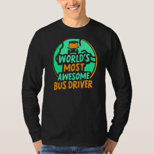 Camiseta Emplean a empresario de autobús más asombroso del