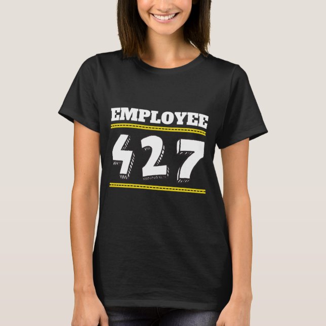 Camiseta Employee 427, bucket, emotes, the crow, crows (Anverso)
