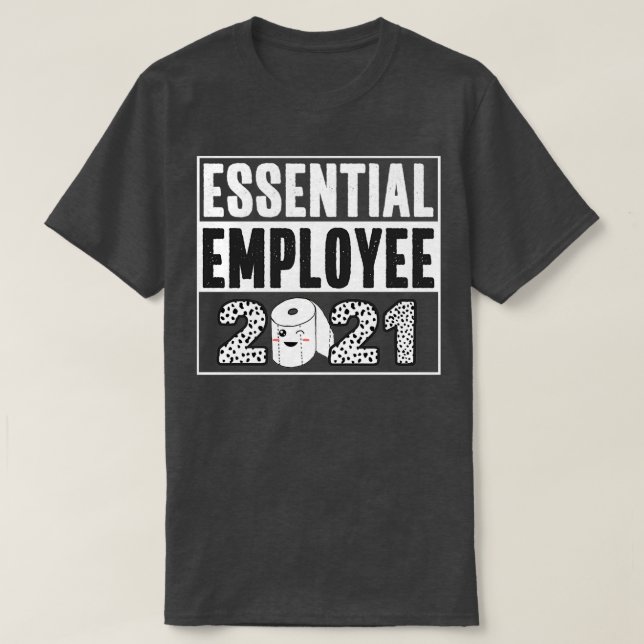 Camiseta Employee Appreciation 2021 Funny Toilet Paper (Diseño del anverso)