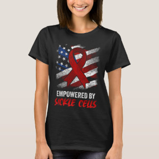 Camiseta Empoderado Por La Enfermedad De Células De Enferme