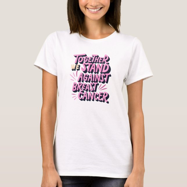 Camiseta Empoderados contra el cáncer de mama (Anverso)