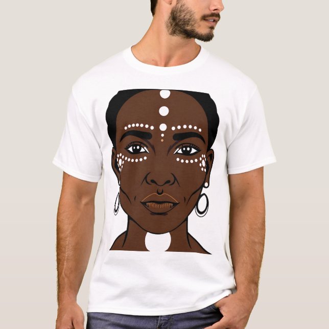 Camiseta Empoderamiento de la mujer aborigen (Anverso)