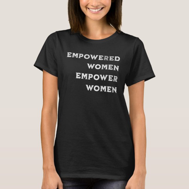 Camiseta Empoderamiento de la mujer Chica poder feminista (Anverso)