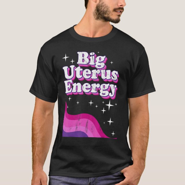 Camiseta Empoderamiento de las mujeres Gran Uterus Energy F (Anverso)