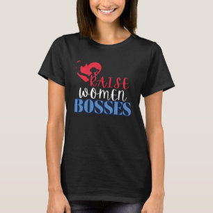 Camiseta Empoderamiento de mujeres independientes rojas, bl