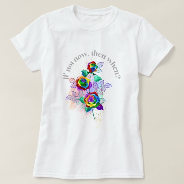 Camiseta Empoderamiento del mensaje Inspirador (Diseño del anverso)