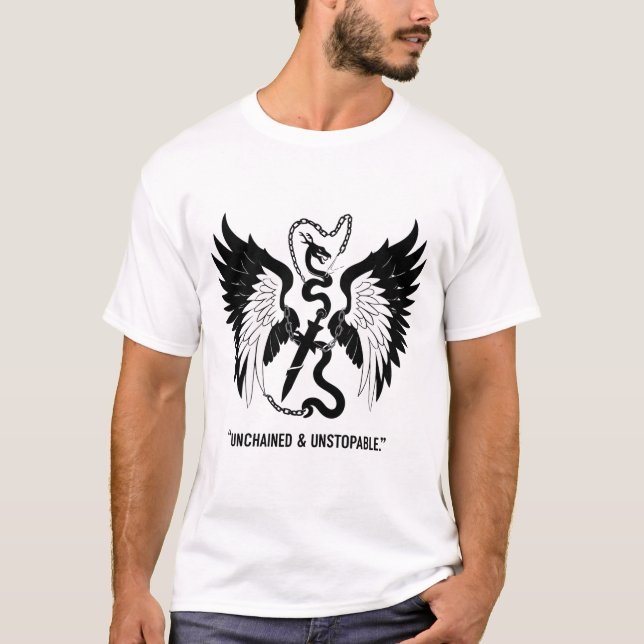 Camiseta Empoderando el diseño de serpientes y algas (Anverso)