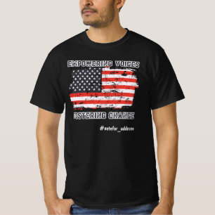 Camiseta Empoderando las voces 2024 en las elecciones de EE