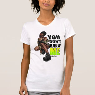 Camiseta Empoderar a la diva negra con audaz confianza