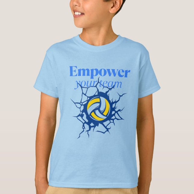 Camiseta Empoderar el 🌟 de Tee 💪 de tus hijos de equipo ( (Anverso)
