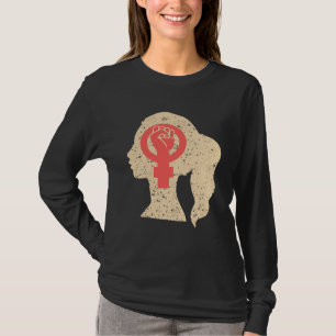 Camiseta Empoderar la marcha feminista simbolismo feminista