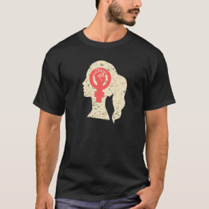Camiseta Empoderar la marcha feminista simbolismo feminista