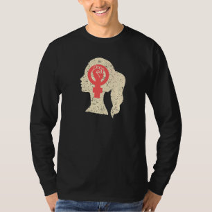 Camiseta Empoderar la marcha feminista simbolismo feminista